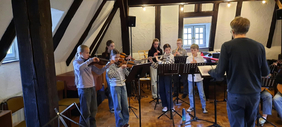 Bild Kinder mit Musikinstrumenten