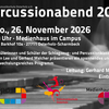 Bild: Plakat für das Percussionkonzert 2026