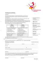 Dokument Anmeldeformular MiniClub